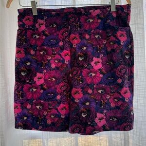 Blackmilk Peeking Peonies Women's Shorts - Pink and Purple